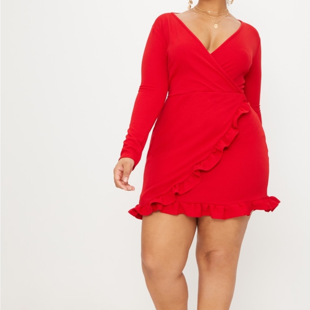 Ruffle Mini Dress ❤️🔥 - Picture 2 of 5